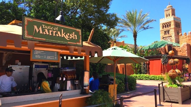 Taste of Marrakesh Kiosk in Morocco Pavilion at Epcot