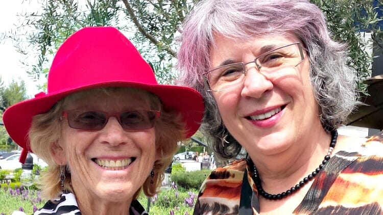 photo, image, two women, women welcoming women