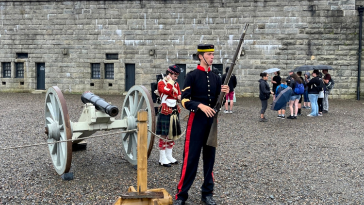 My trip to Antigonish began with a stop at the Halifax Citadel