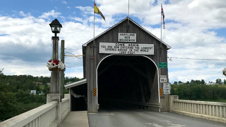 photo, image, hartland bridge, canadian maritimes road trip