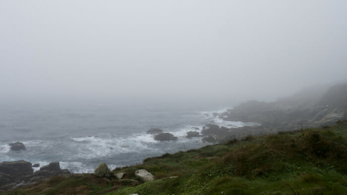 Finishing off day two just near Lamorna.