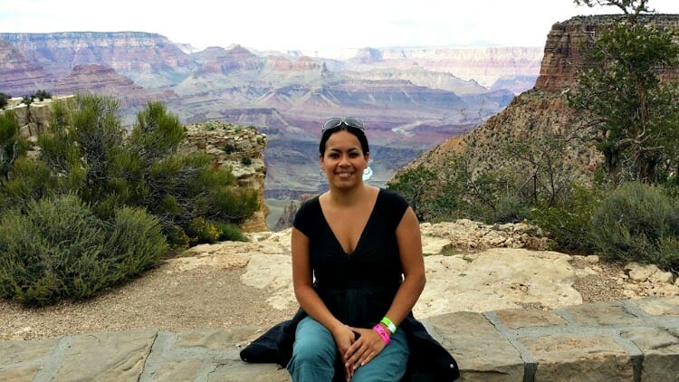 photo, image, woman at grand canyon, fundamentals of solo travel safety