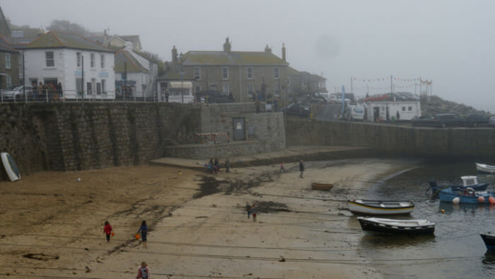 Low Tide in Mousehole Harbour.