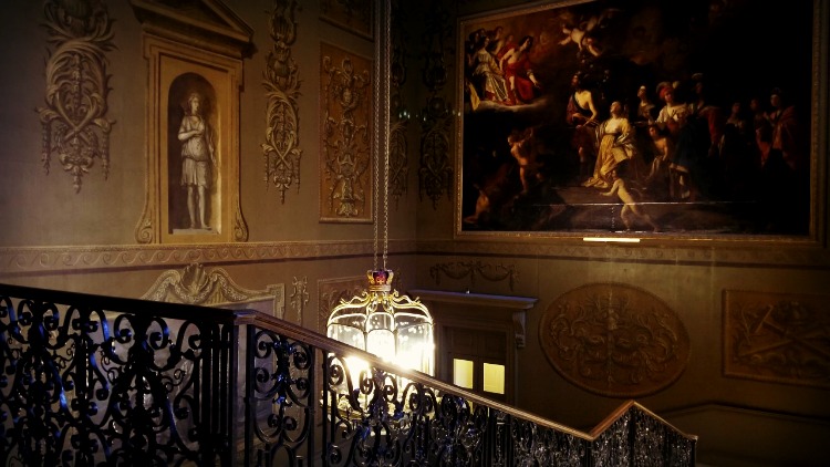 photo, image, stairwell, hampton court palace, exploring london