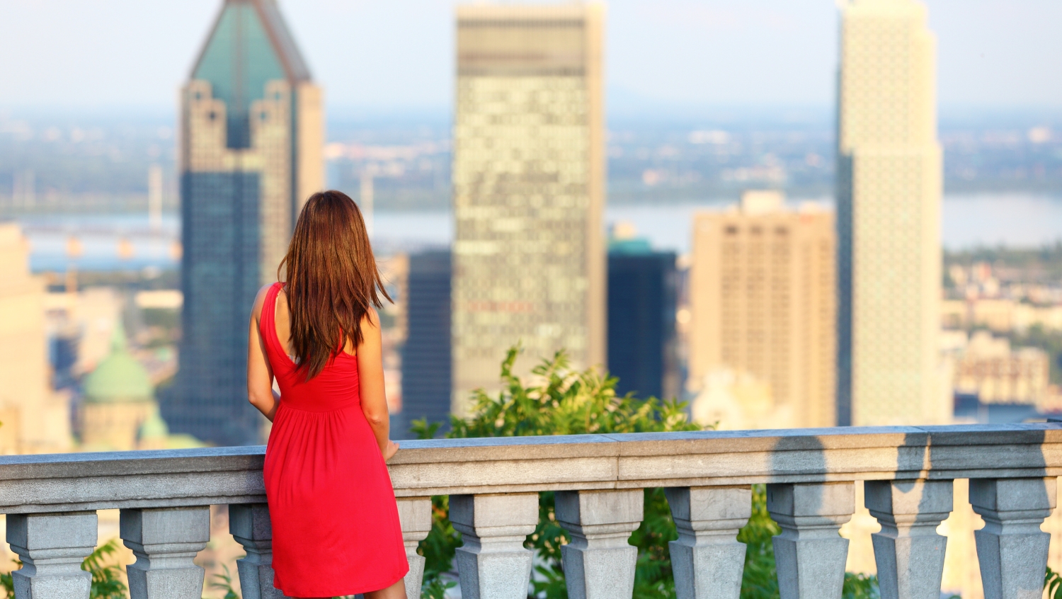 image, woman, montreal, spring break