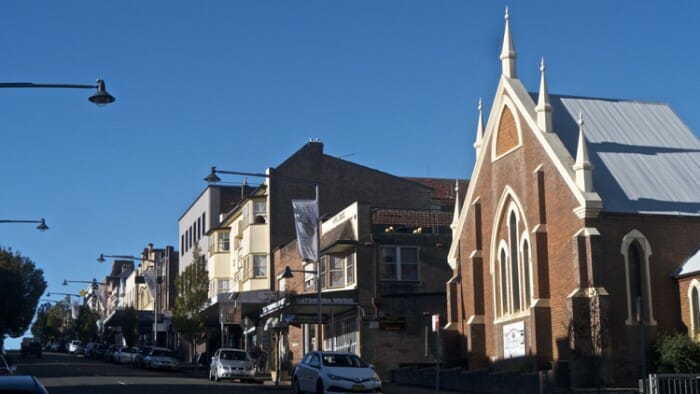 Katoomba is a small town that shows it's turn of the 20th century origins.