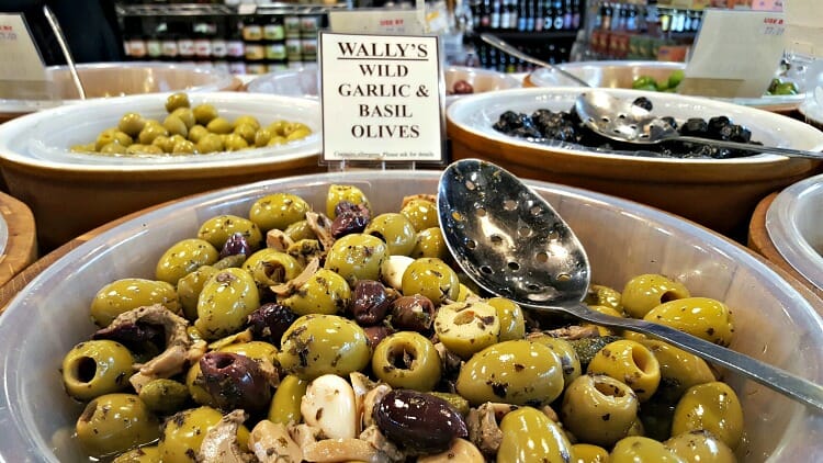 photo, image, olives, wall's delicatessen, food of wales, culinary travel