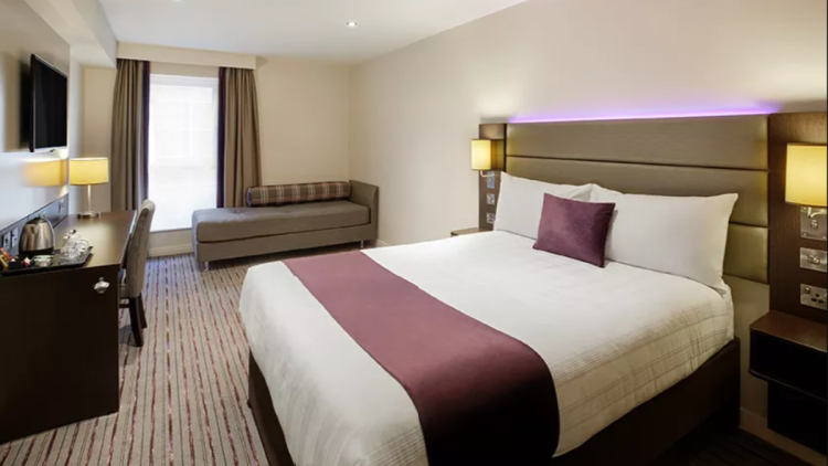 room at Premier Inn in London